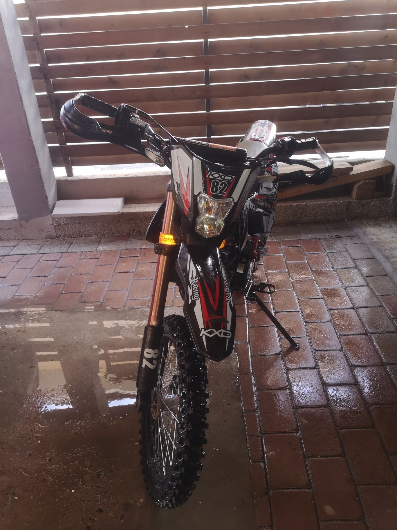 Motocroos kxd 4T PRO 125 CM PORNIRE BUTON