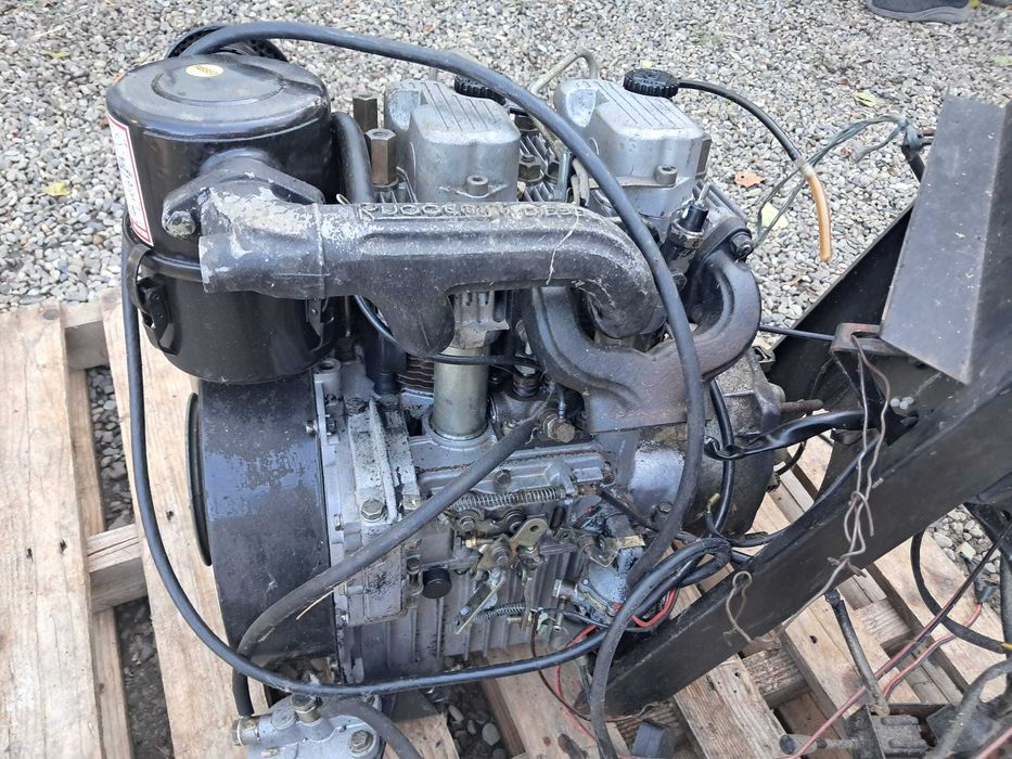 motor Ruggerini cu 2 cilindri