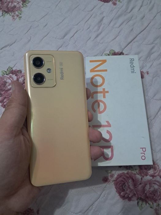 Xiaomi Redmi Note 12R Pro 5G 12+7/256GB Gold Karobka Holati Yaxshi Zor