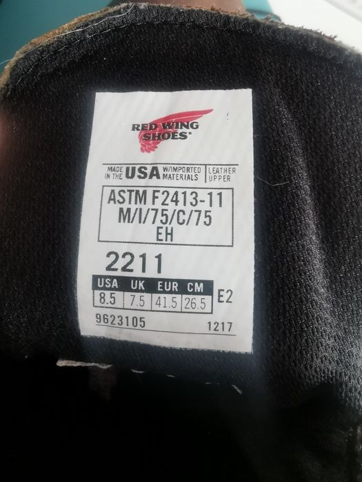 Продам Red Wing. Зимние, размер 41.5