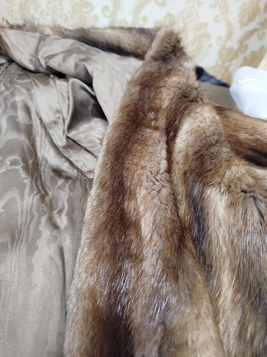 Haina de blană naturală