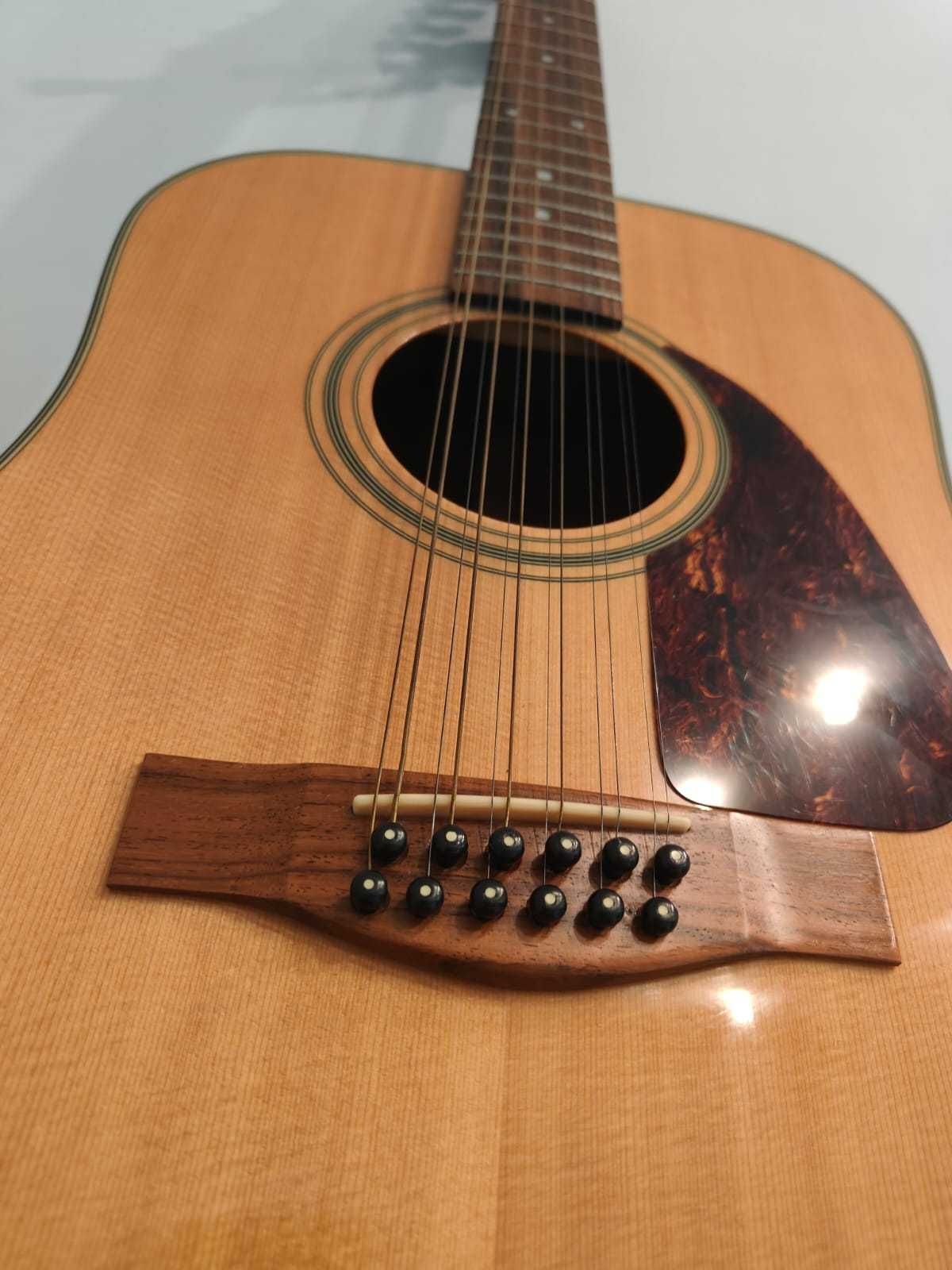 Chitara electro acustică Doublesix Fender F-310-12. Japonia anul 1980