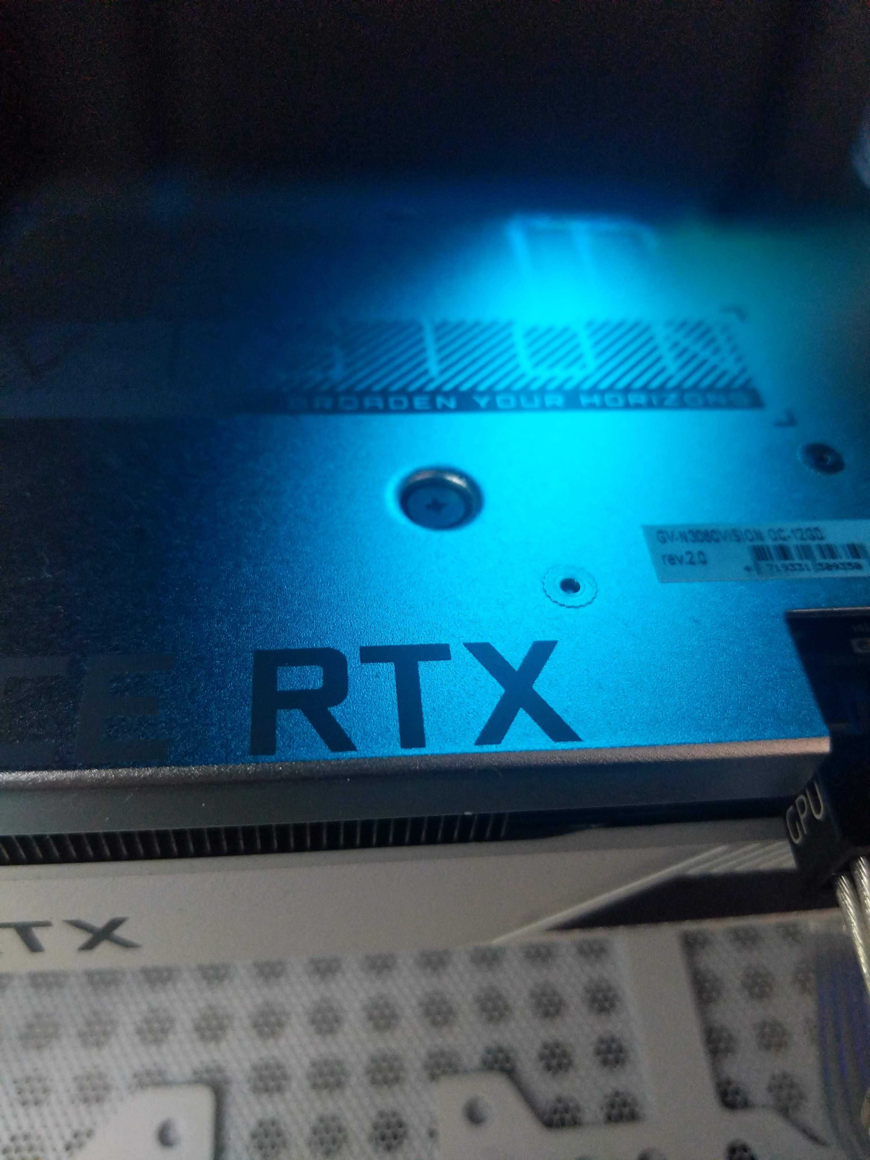 Placa Video RTX 3060 Gigabyte 12GB 192 bit OC Vision White