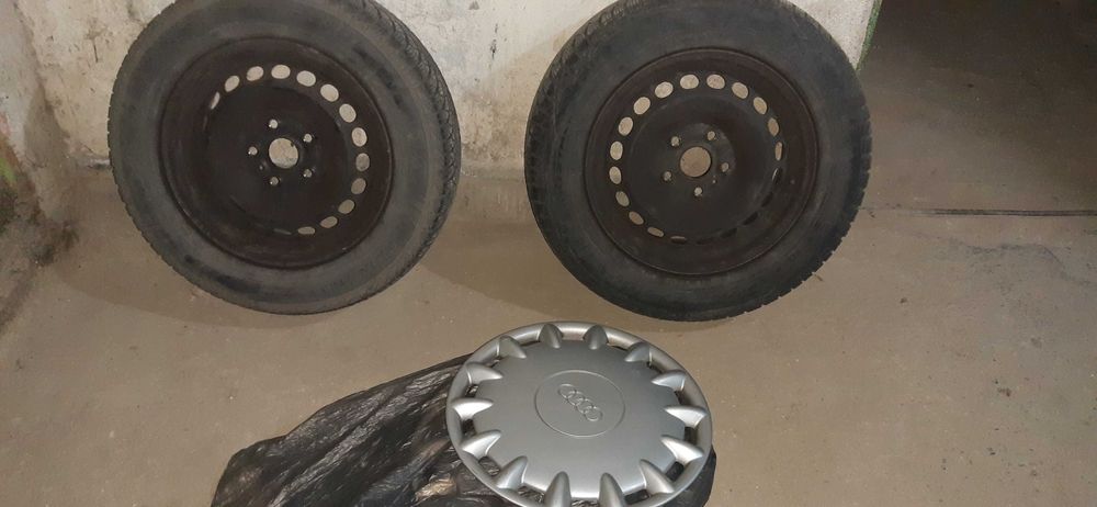 Джанти със зимни гуми стоманени 15 цола от Audi A4