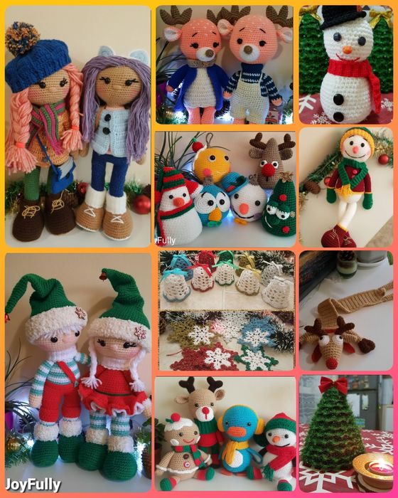 Плетени празнични играчки