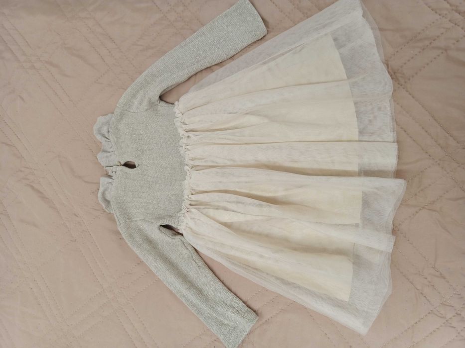 Красива  рокля с тюл ZARA 110 cm