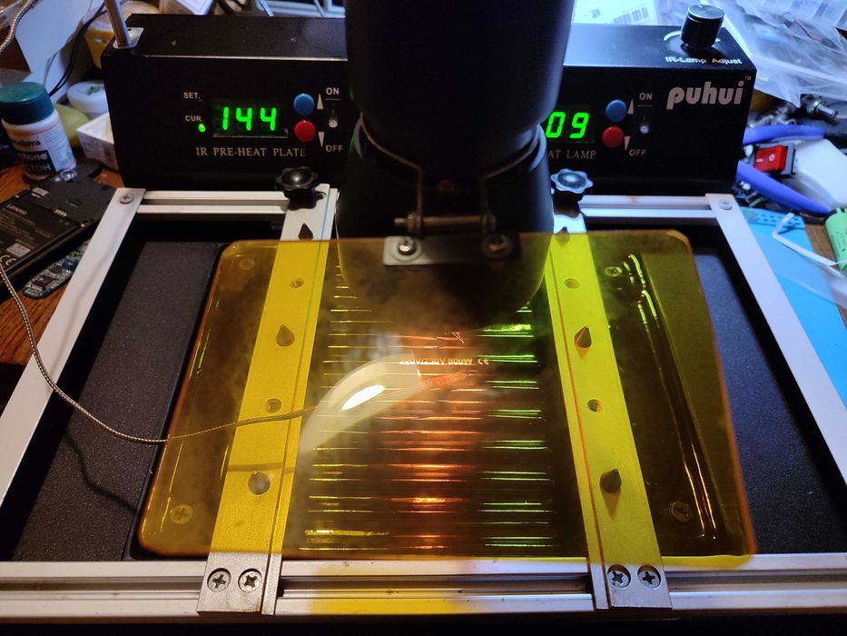 Инфрачервена станция за запояване BGA Reflow Irda T-870A