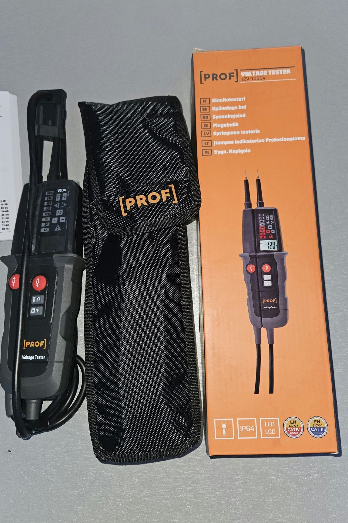 Tester de tensiune PROF 12 - 1000v