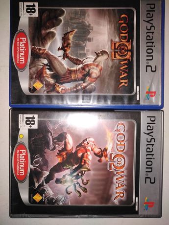 God of War două jocuri pentru PlayStation2 la prețul de 45lei amândouă