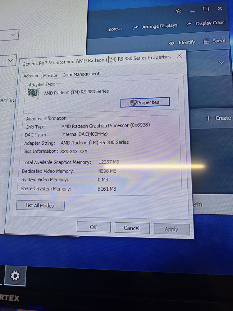 Placa Video AMD R9 380Series