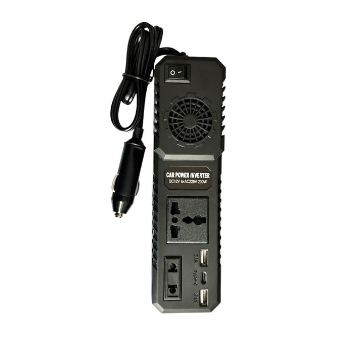 Преобразувател 12V/220V – 200W, автомобилен инвертор