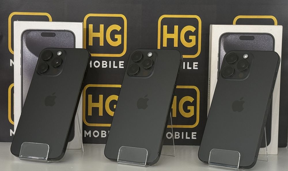 iPhone 15 Pro Max(Black)-256GB, Impecabil, Garantie 12 Luni