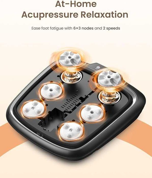 Електрически шиацу масажор за крака с топлина Renpho