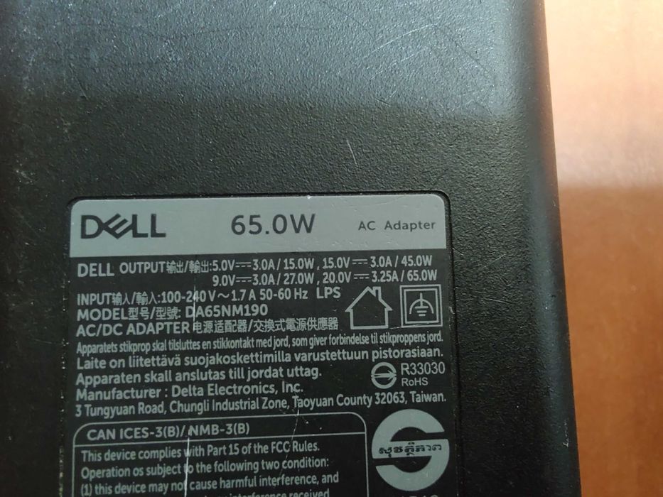 Alimentator Dell HP USB C 65w