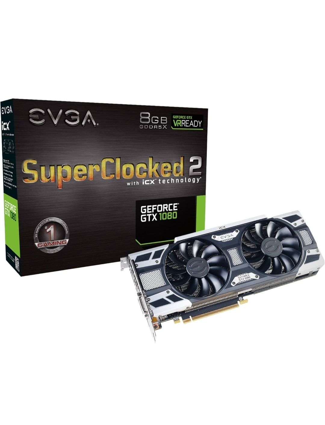 EVGA видеокарта Geaforce 1080