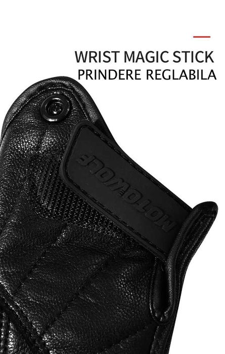 Manusi moto/atv/bicicleta piele  protectie carbon touchscreen