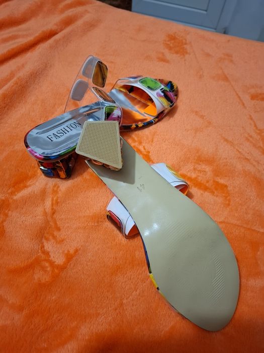 Papuci dama multicolor