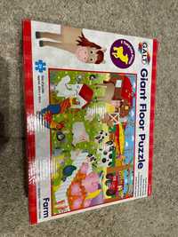 Galt Toys, Giant Floor Puzzle - Пъзел ферма за деца