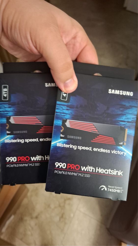 Ssd samsung 990 pro 4tb heatsink noi sigilate originale