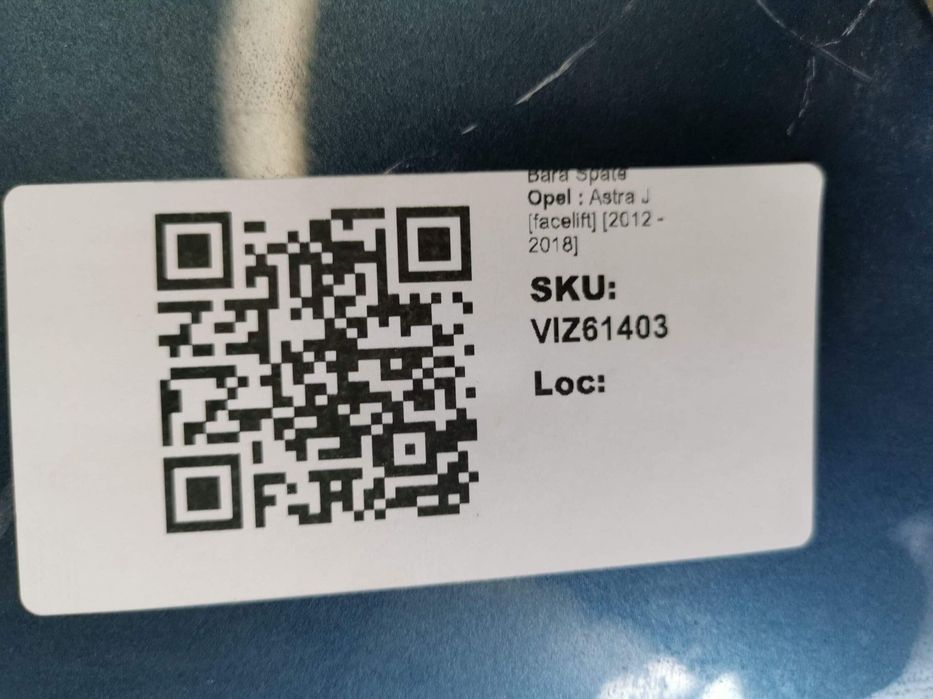 Bara Spate Opel  Astra J [facelift] 2012 2013 2014 2015 2016 2017 2018