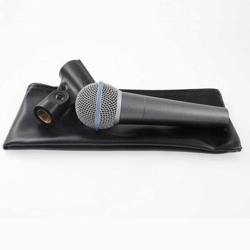Microfon profesional voce tip BETA 58A cu cablu 5m, borseta, nuca