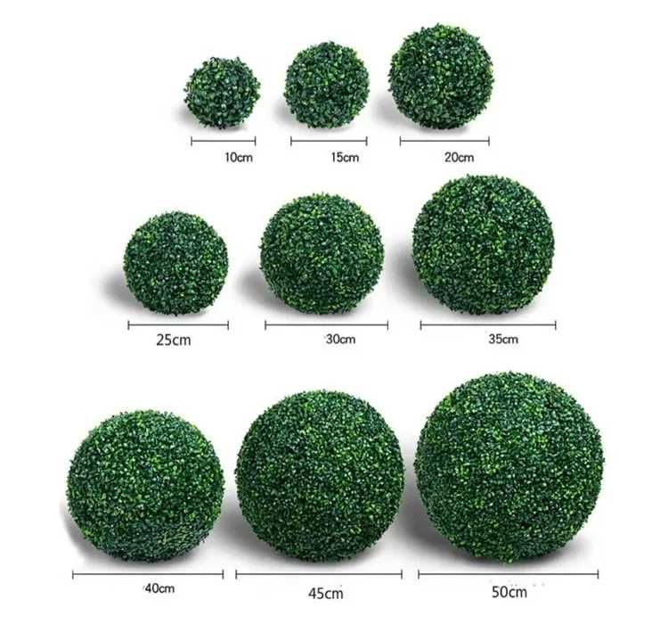 Buxus artificial frunze verzi sfera decoratiune interior exterior
