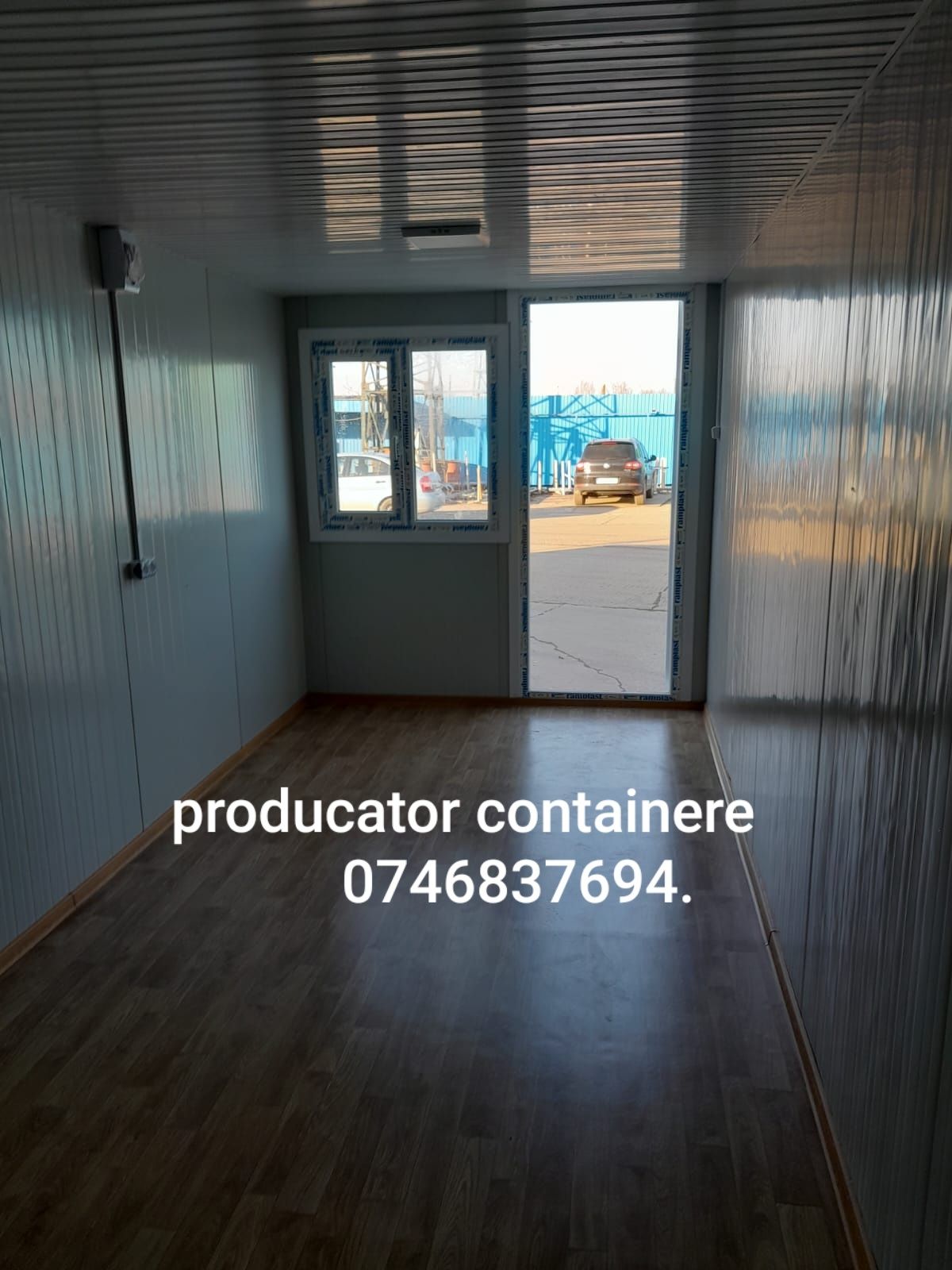 Vand container modular pentru birou, vestiar, vitrina, grup sanitar