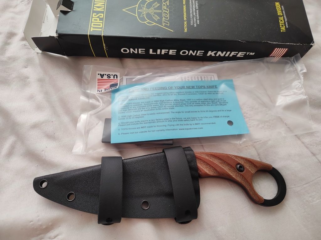 Фиксиран Нож TOPS knives C.U.T 4.0  USA