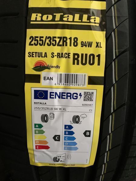Летен спорт пакет ROTALLA 225/40R18 92Y XL 255/35R18 94W XL НОВ DOT