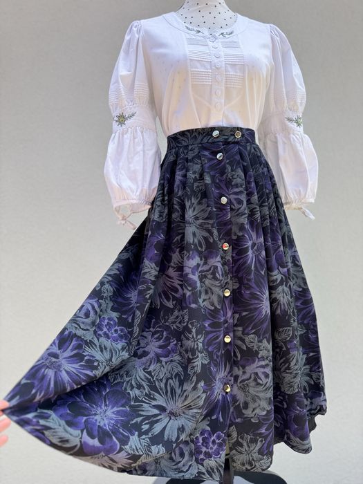 Fustă vintage amplă