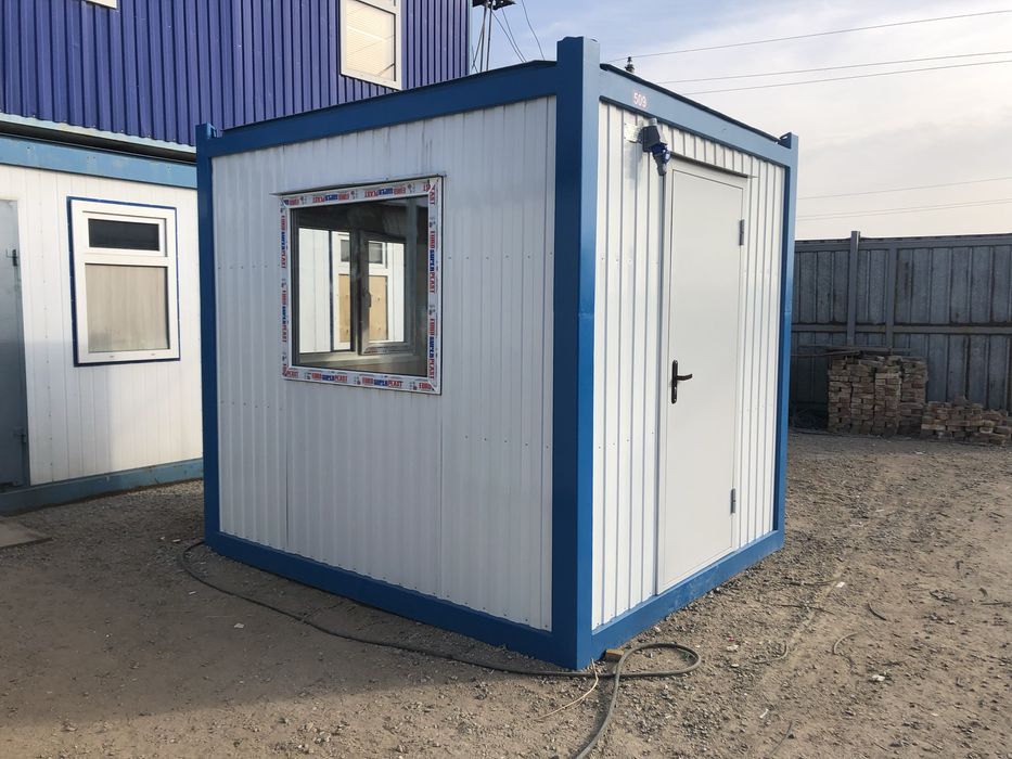 Охранная будка, пост охраны 2,4х2,4 м