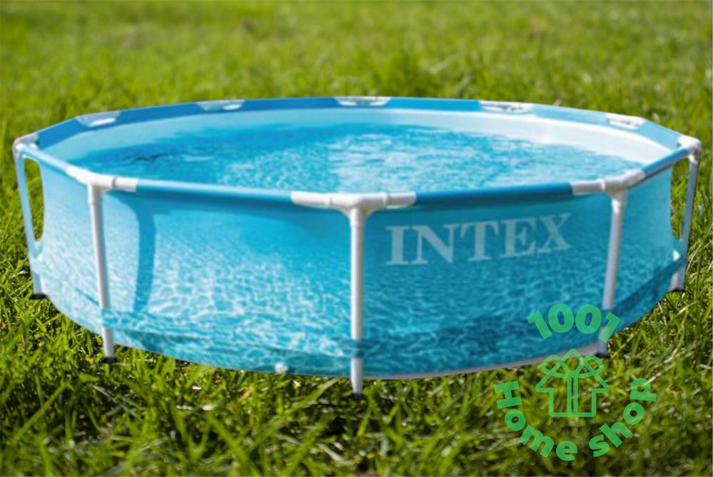 Басейн с метална рамка INTEX с помпа 305 см.