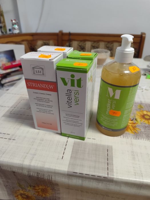 Vând cremă de corp și gel de dus și șampon