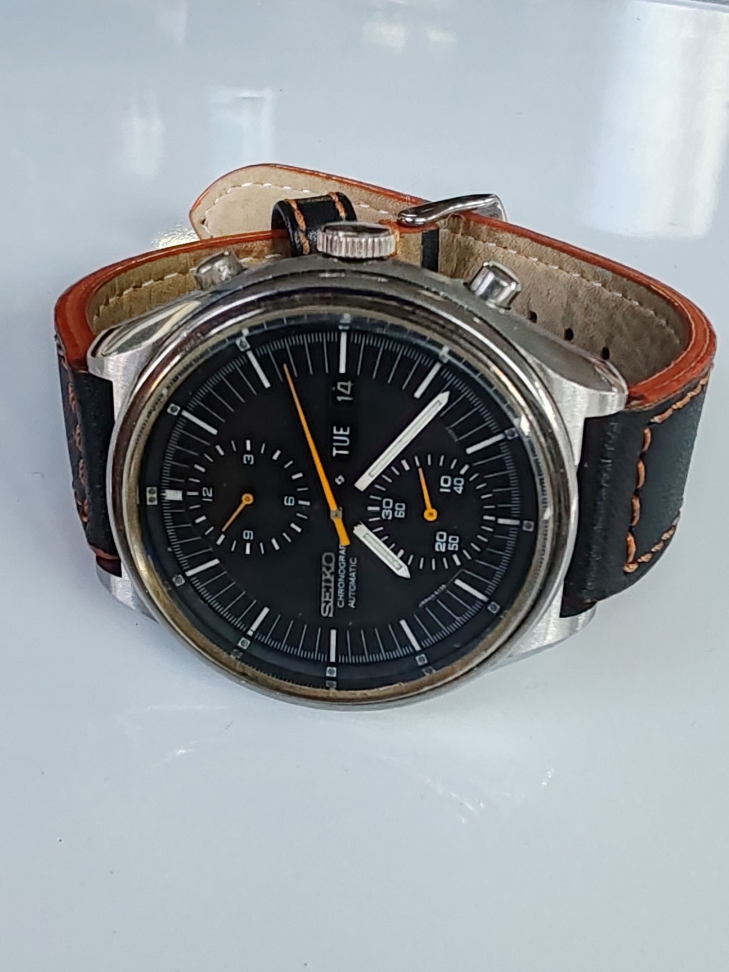Ceas Seiko Automatic Chronograph Jumbo 42 mm