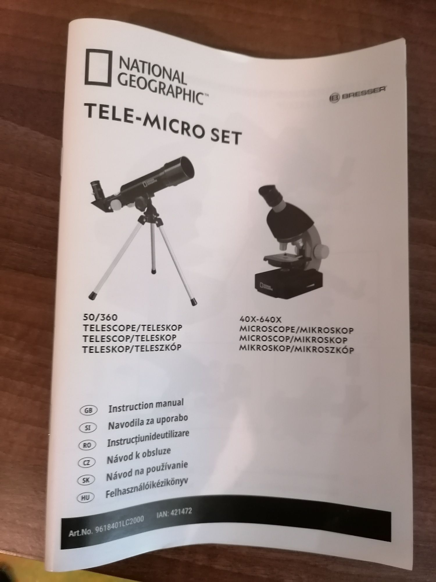 Set telescop + microscop