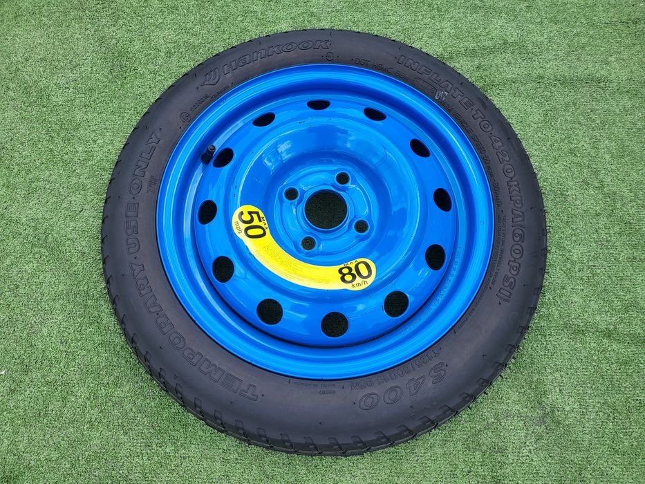 Резервна гума патерица 15 цола ,4х100 , 54,1 Кия, Kia,Hyundai,Хюндай