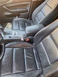 Interior piele complet scaune cotiera fete uși Audi a6 c6 berlina