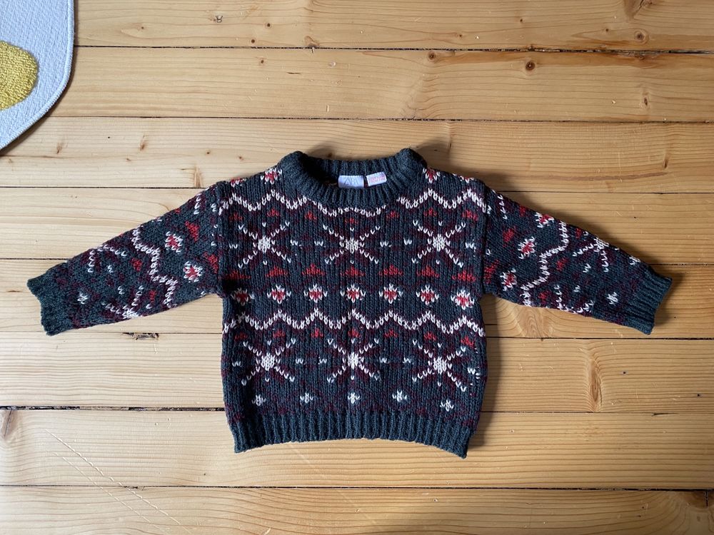 детски пуловер от вълна ZARA 86