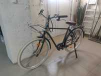 Bicicletă de oraș Elops 520 cadru înalt kaki