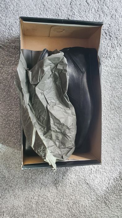 Ghete piele barbat,negre, noi