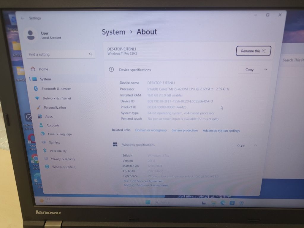 Laptop de vanzare