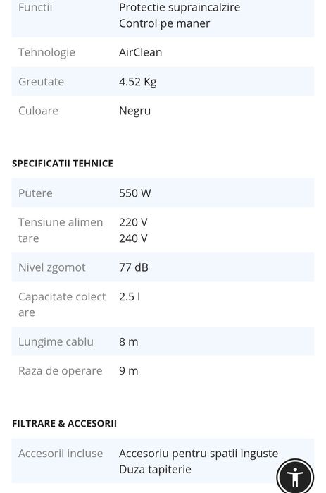 Aspirator Miele Swing H1