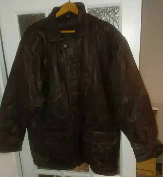 Haina piele barbati XL marca Union River Anglia durabila vezi pe Publi