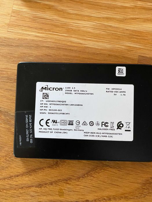 256 gb ssd MICRON
