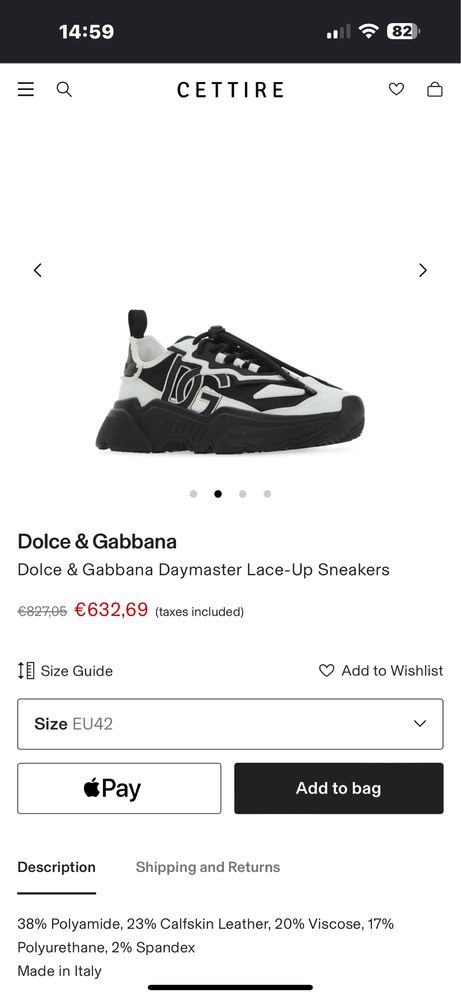 Adidasi Sneakers DOLCE & GABBANA/ WOMEN