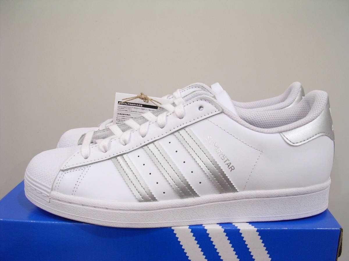 Оригинални маратонки *ADIDAS SUPERSTAR Silver  * EU 42 2/3 - 43 1/3