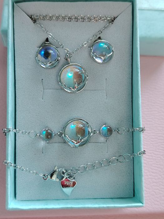 Set de bijuterii S925 cu zirconii size 7, 8, 9