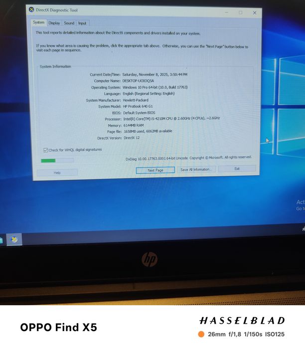 HP 640  i5 gen 4th quad core ram 6gb HDD 500gb baterie Ieftin
