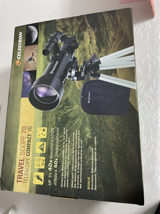 Продам новый телескоп Celestron Travel Scope 70
