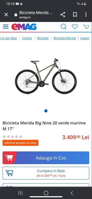 Vand bicicleta !